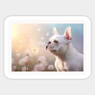 French Bulldog Dog Pet Animal Tranquil Sticker